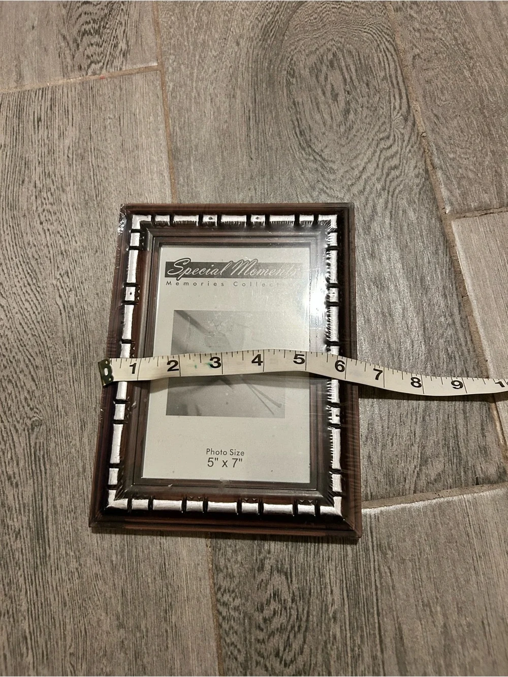 Special Moments Woodtone Frame with Silver Accent Trim
